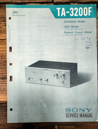 Sony 3200f amplificatore - ta-3200f,