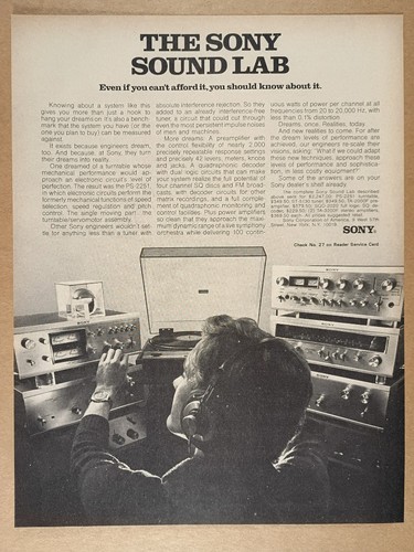 Sony 2251 1974 - sony, giradischi